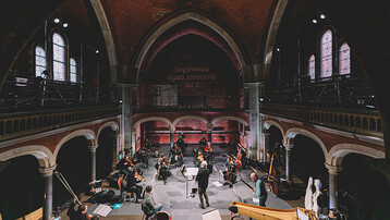 ETO & the Old Street Band in rehearsals for Amadigi at Stone Nest, London