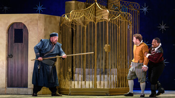 Production shot of The Seraglio